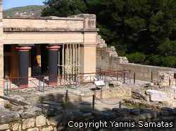 Vertrekken van Koning Minos in Knossos