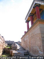Noordingang van het paleis Knossos