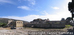 Knossos gezien vanuit het noorden
