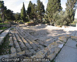 Theater en Koninklijke Weg van Knossos