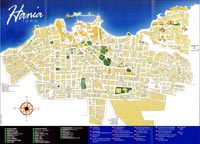 Altstadt von Chania, Stadtplan