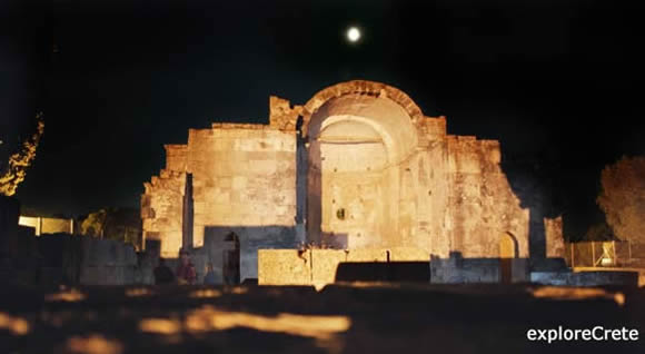Archäologische Ausgrabungs-Stätte von Gortys in Kreta