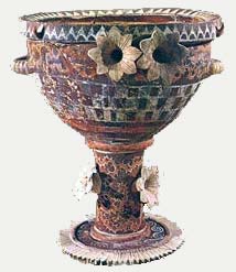 vazen van Kamares in archeologisch museum Heraklion