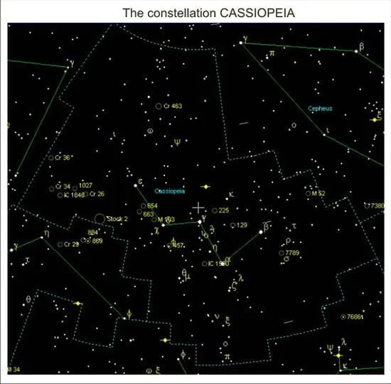 the Constellation Cassiopeia