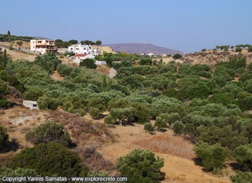 Piskopiano, the traditional village of Piskopiano in Crete