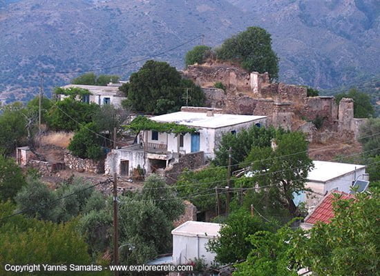 mountain village of Livadas in Crete