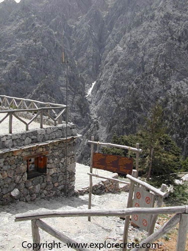 Samaria Gorge entrance