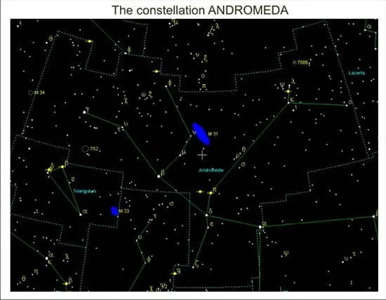 the constellation Andromeda