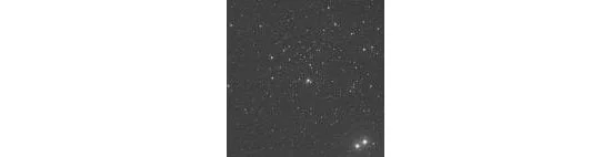 Crete Sky in Winter in November and December 7 open cluster, NGC-752