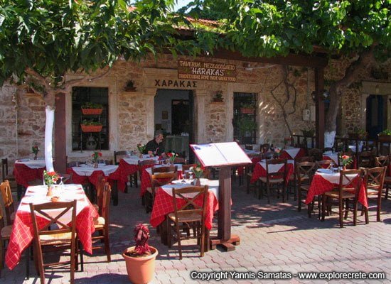 Ano Hersonissos, taverna with traditional cooking