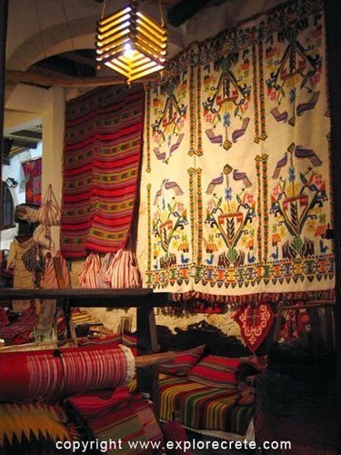traditional Cretan carpets