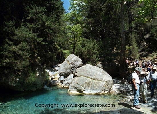 Samaria Gorge river