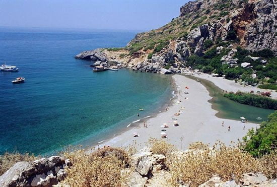 Crete Beaches: Preveli beach 