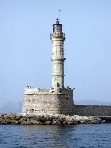 Picture of lighthouse Chania