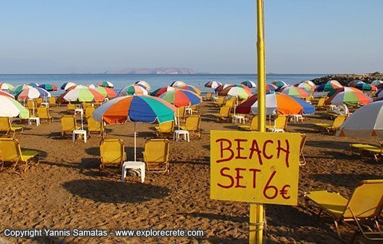 sun lounger and umbrella prices