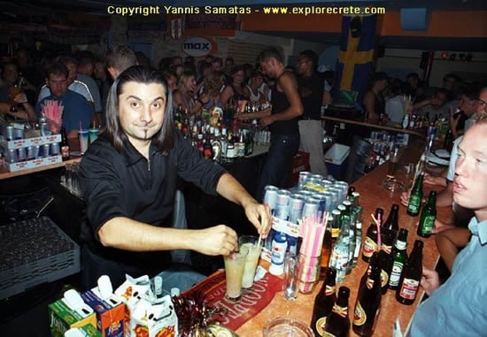 Hersonissos bar, barmen