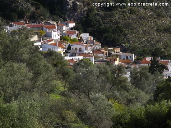 Spili village in Rethymnon