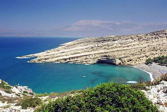 Crete Beaches: matala beach