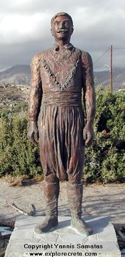 Statue of a Cretan warrior