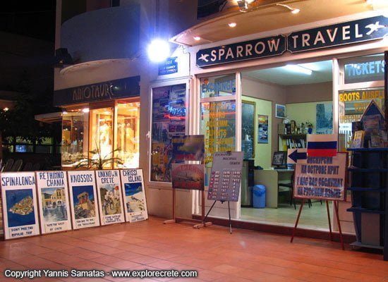 Stalis: travel bureau