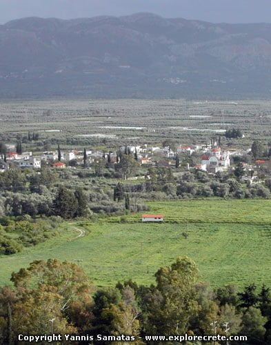 the town of Agioi Deka in Crete