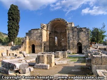 the church of Saint Titus in Gortys