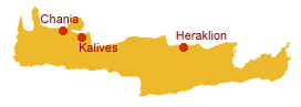 kalyves on crete map