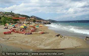 beache in kalyves