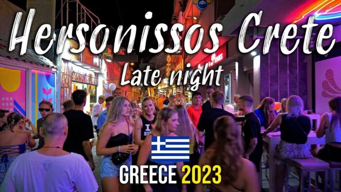 Hersonissos nightlife video