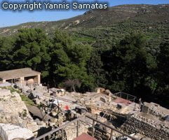 Knossos east wing of the minoan palace