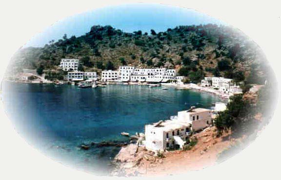 a fine image of Loutro in south Crete, Kreta