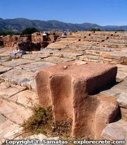 the Grand Staircase of Malia Palace