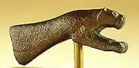 Panther-shaped head of sceptre from Malia, Crete
