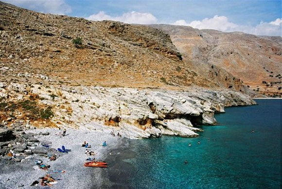 Marmara beach near Loutro