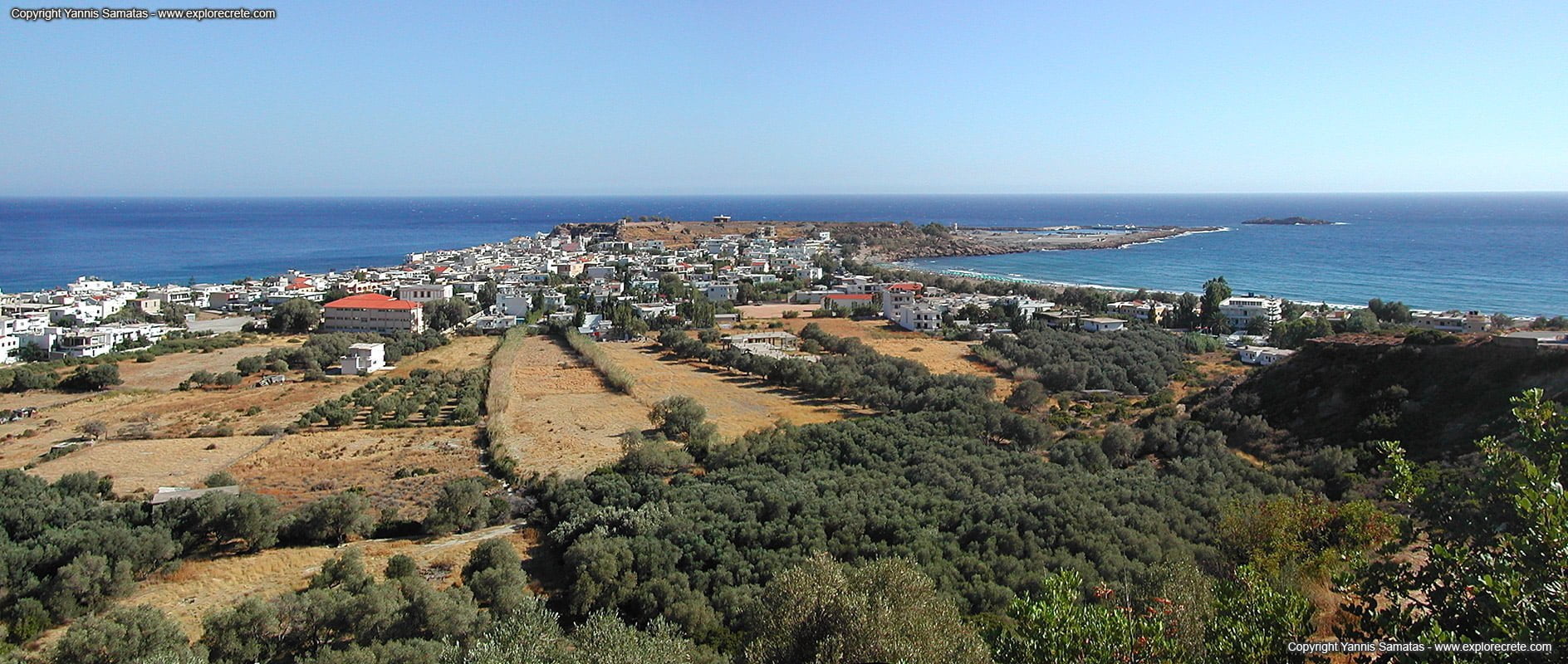 panoramic picture of paleochora