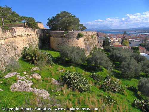 Fortezza, the Santa Maria bastion and the old town of Rethymnon