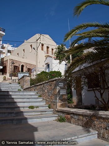 in the town of sitia