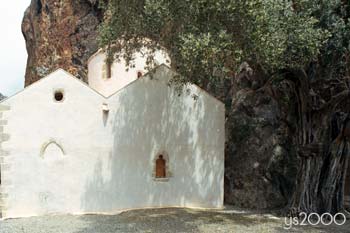 Ayiofarango gorge in Crete