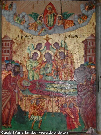 Αγία Ρουμέλη εικόνα στην εκκλησία