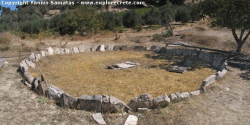 Alonia, The Threshing Circles Of Crete