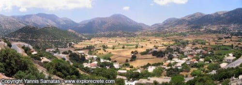 panoramic image of Askifou plateau