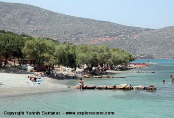 driros beach between elounda and plaka