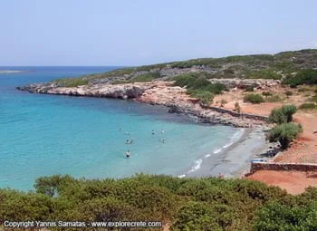 beach on Elounda peninsula
