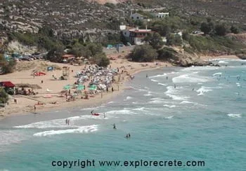 kalathas beach in souda