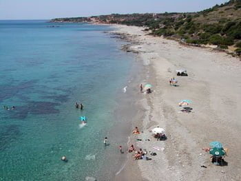 Agia Marina beach in Rodakino