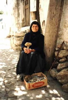 old greek lady in Crete