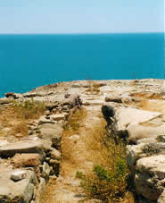 Minoan site on Pirgos