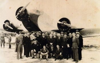 first flight to Heraklion Airport on March 19, 1939