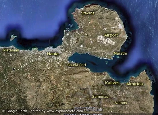 kalyves map