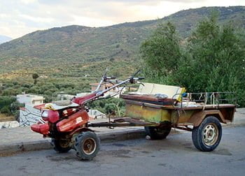 kritsa farmer's vehicle
